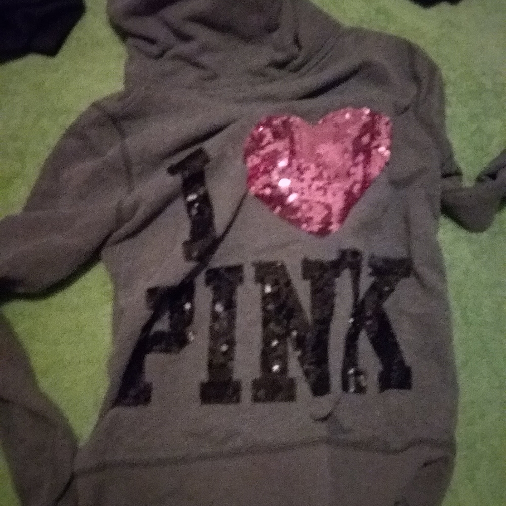 Pink hoodie